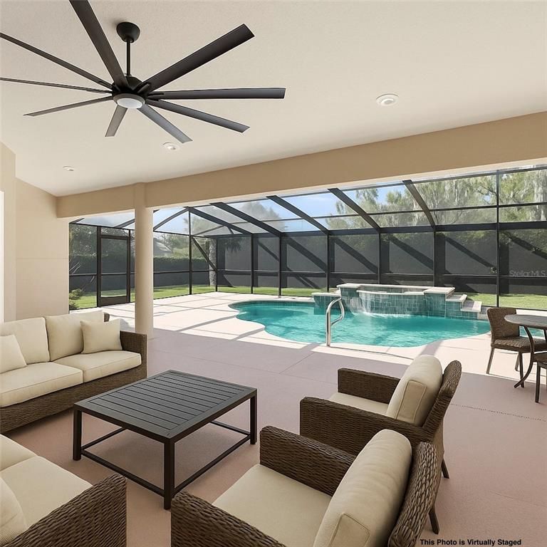 Glass Ceilings, Interior, Pool, Recessed Lighting, Sun Room