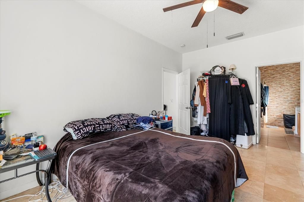 Bedroom, Interior, Stone Walls