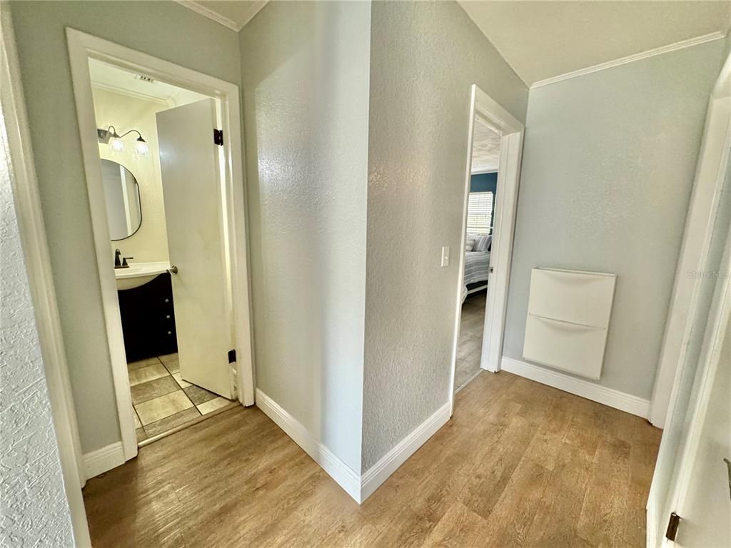 Bathroom, Interior, Wood Texture Flooring