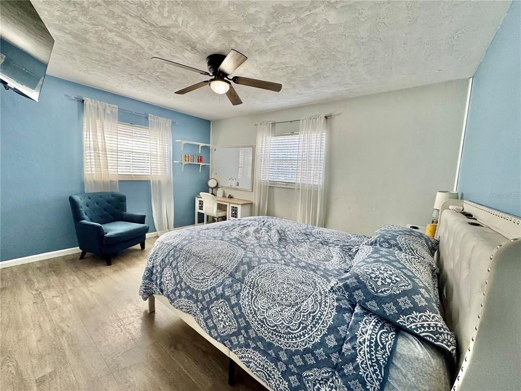 Bedroom, Interior, Wood Texture Flooring