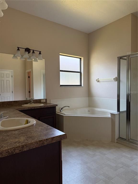 Bathroom, Dual Sink Vanities, Glass Shower, Interior