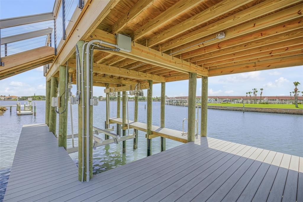 Exterior, Water, Wooden Beams