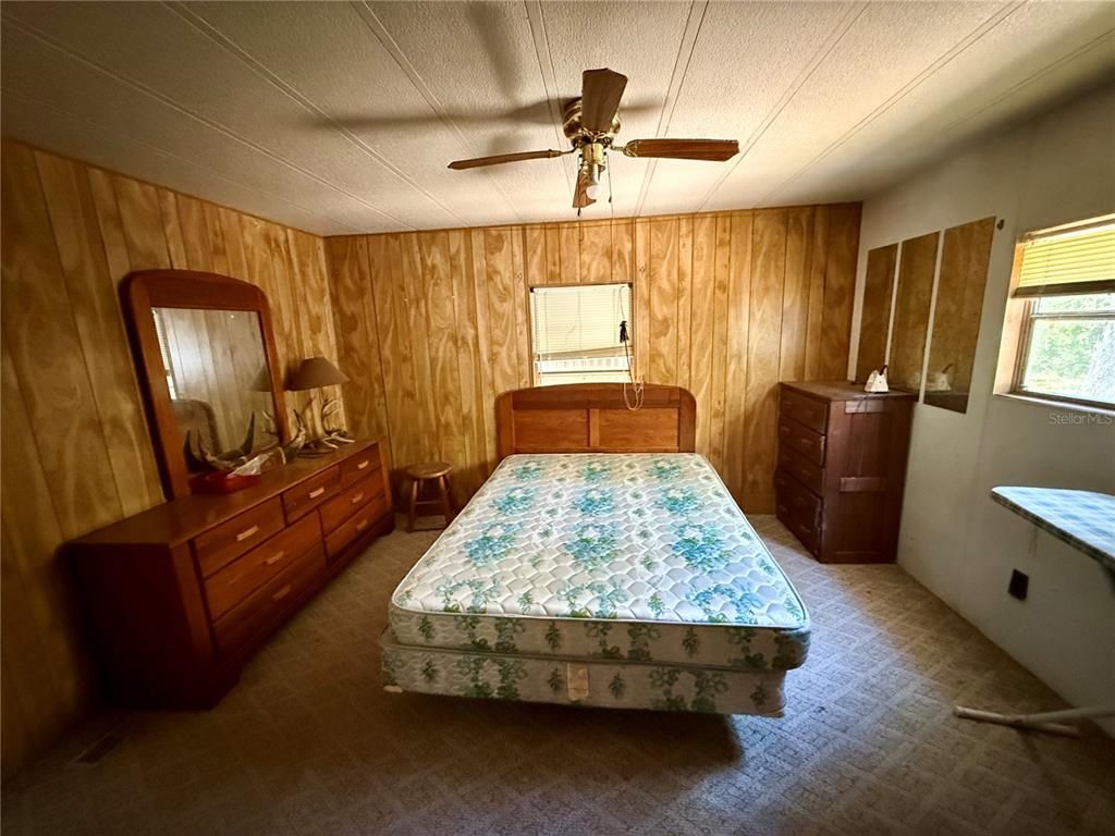 Bedroom, Interior, Wooden Walls