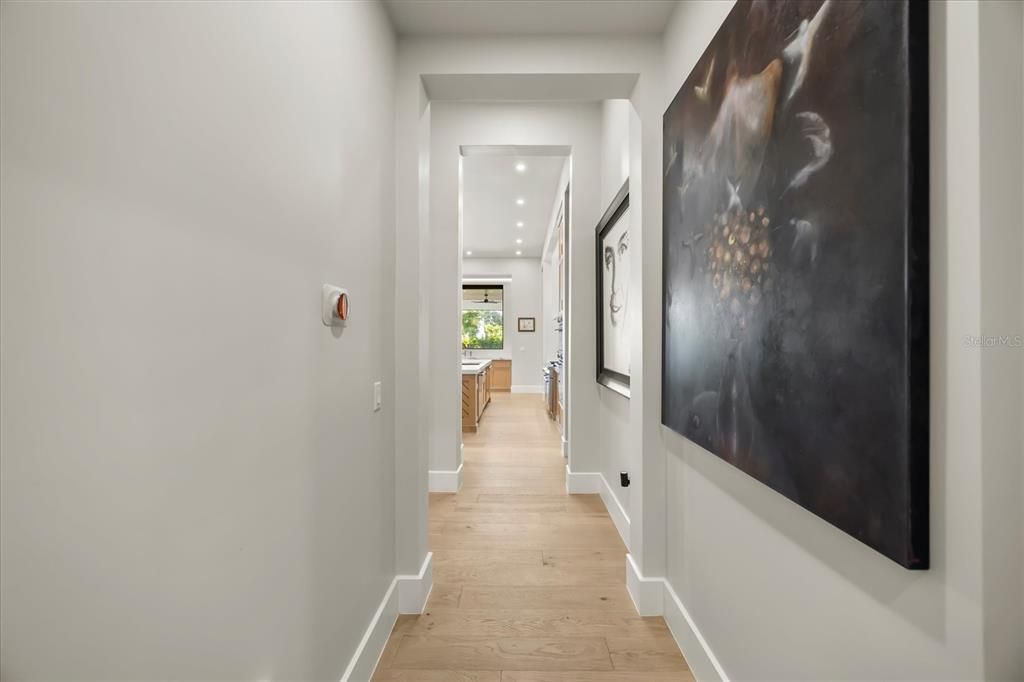 Interior, Recessed Lighting, Wood Texture Flooring