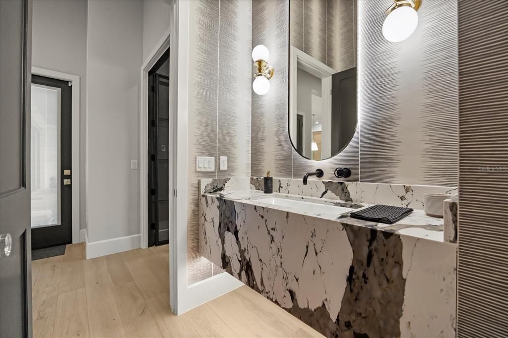 Bathroom, Interior, Wood Texture Flooring
