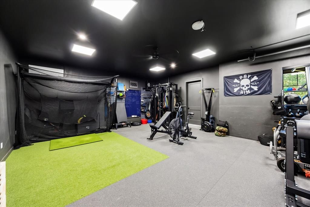 Fitness Equipment, Interior, Recessed Lighting