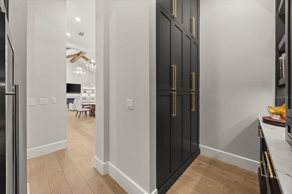 Interior, Pendant Lights, Recessed Lighting, Wood Texture Flooring