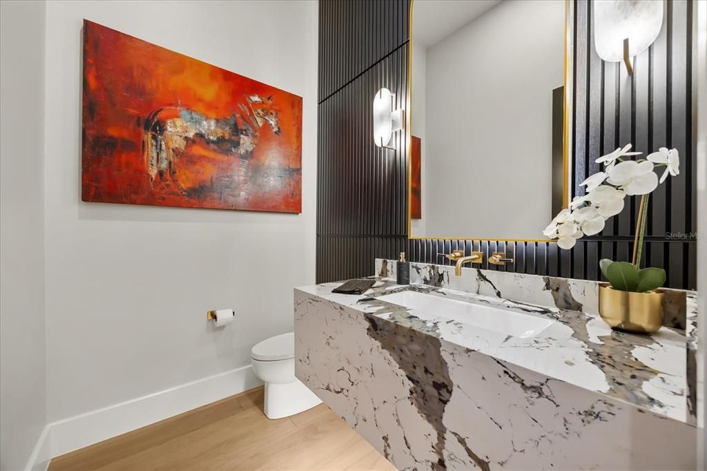 Bathroom, Interior, Wood Texture Flooring