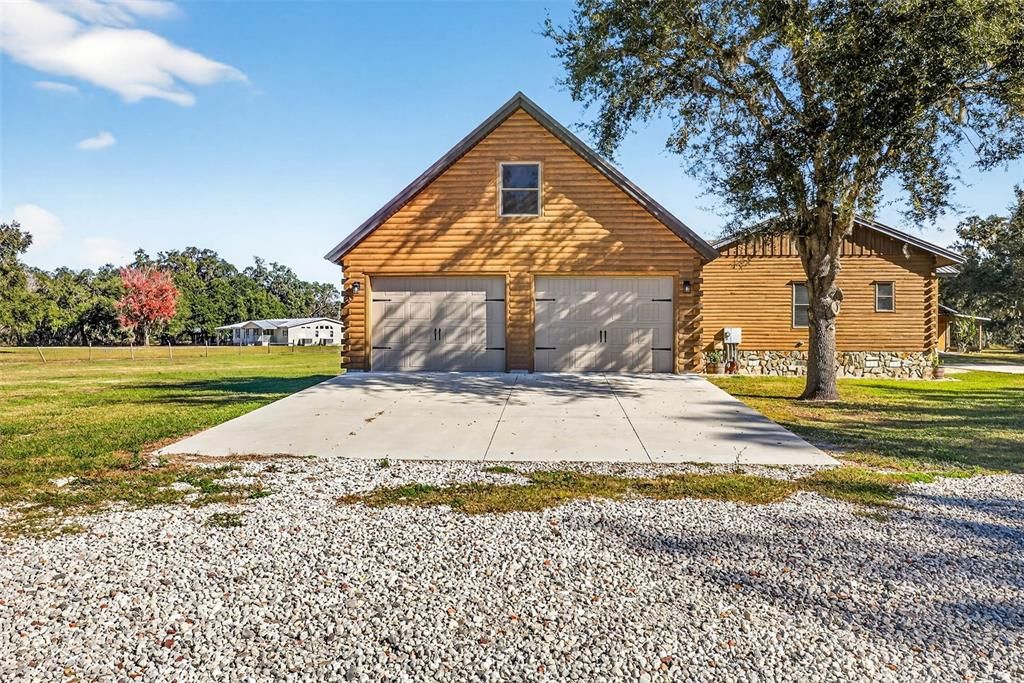 Backyard, Detached Garage, Exterior