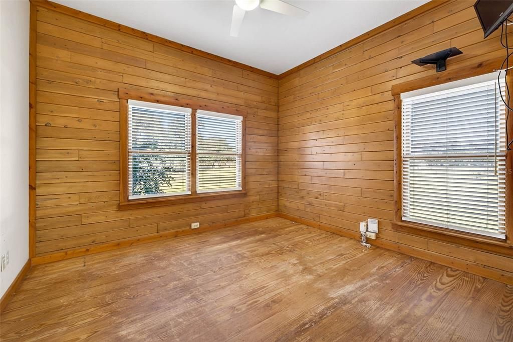Empty room, Interior, Wood Texture Flooring, Wooden Walls