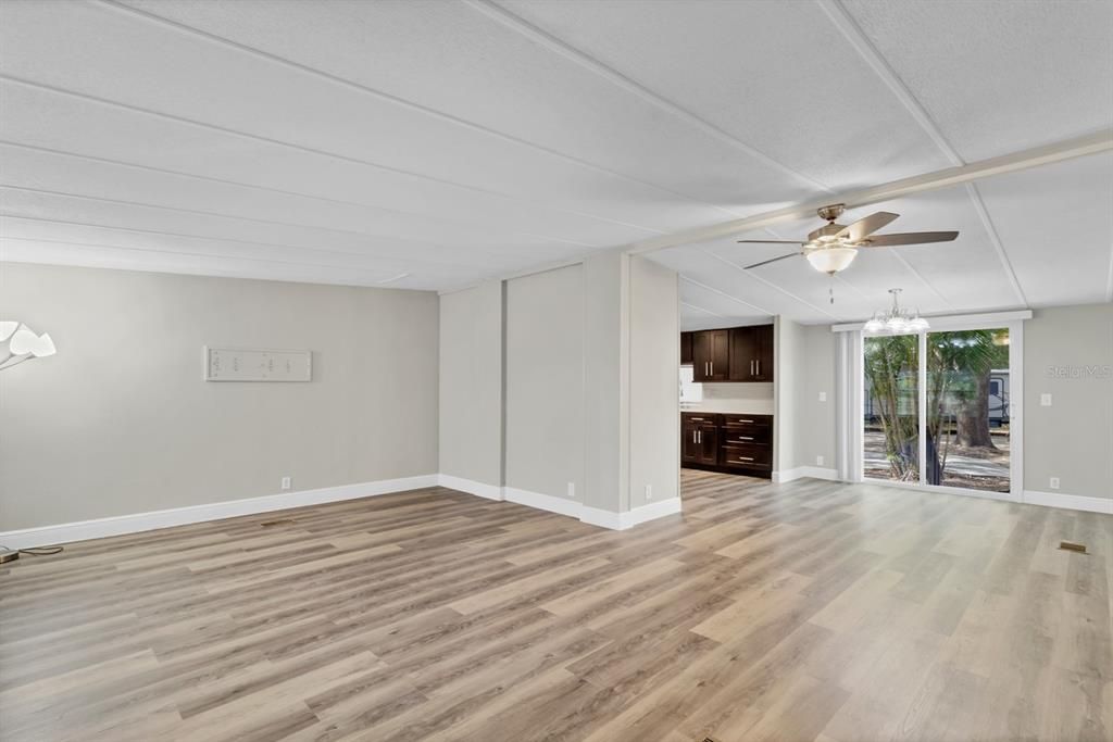 Empty room, Interior, Wood Texture Flooring