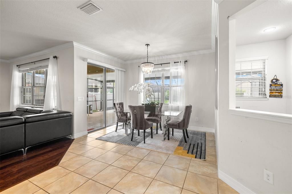 Chandelier, Dining room, Interior, Living room, Recessed Lighting