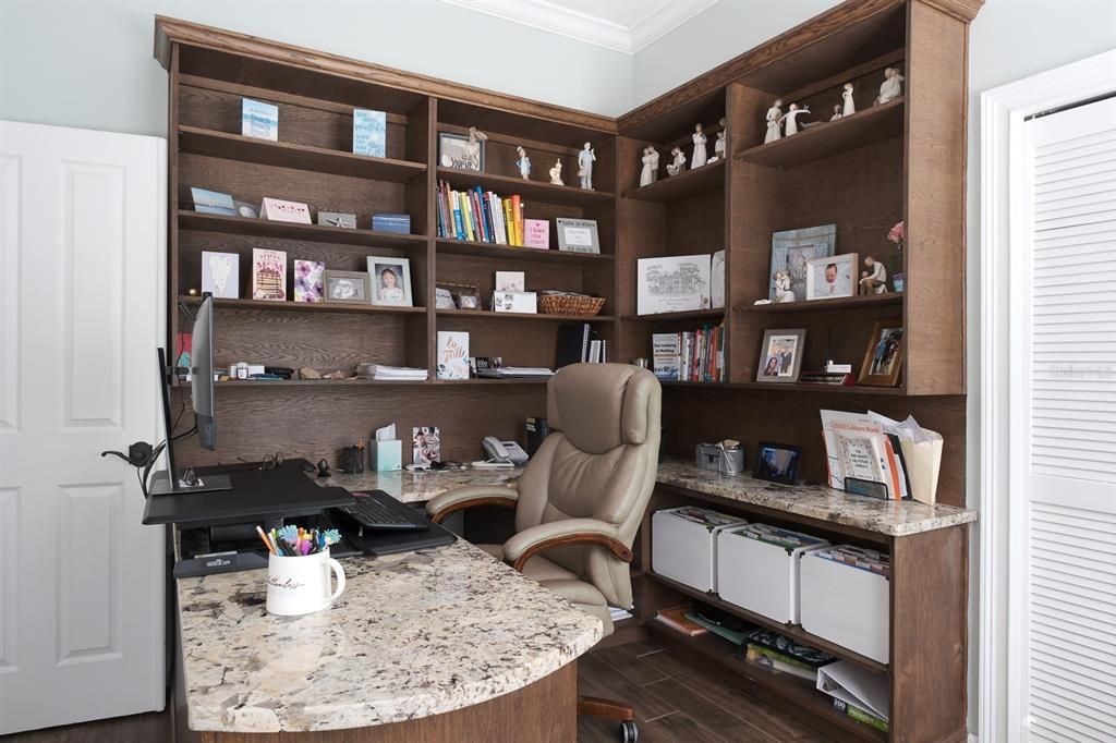 Home Office, Interior, Wood Texture Flooring