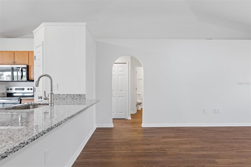 Interior, Kitchen, Wood Texture Flooring