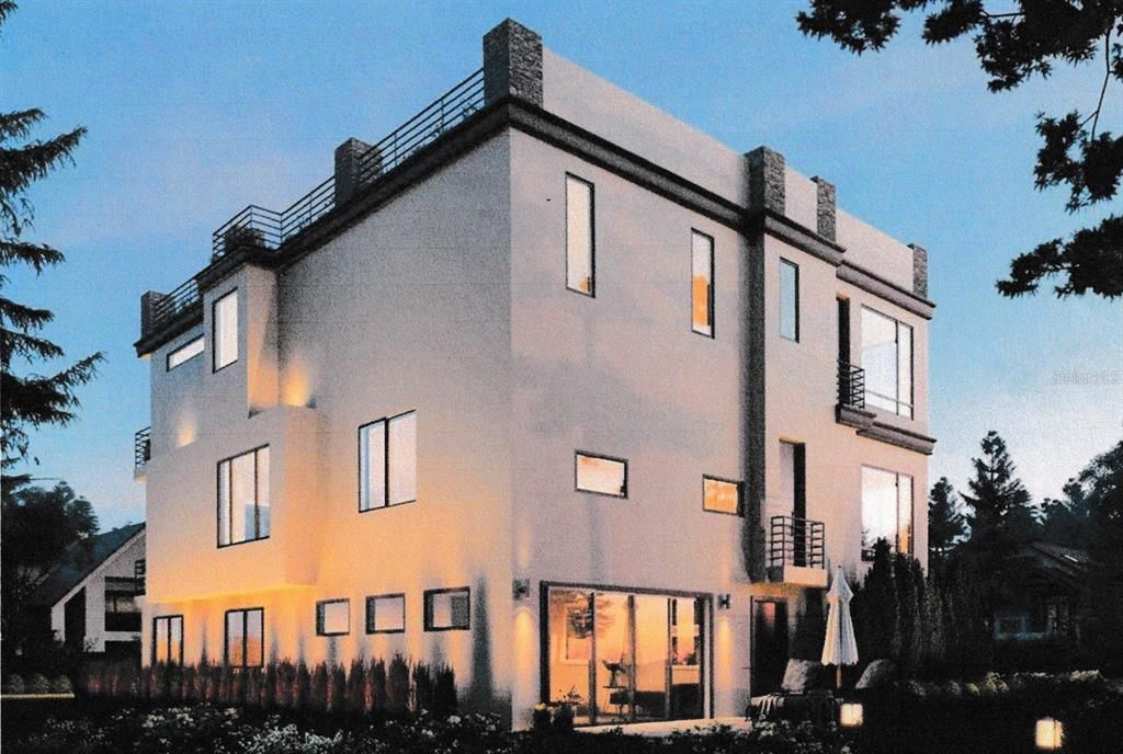 Backyard, Exterior, Facade, Modern