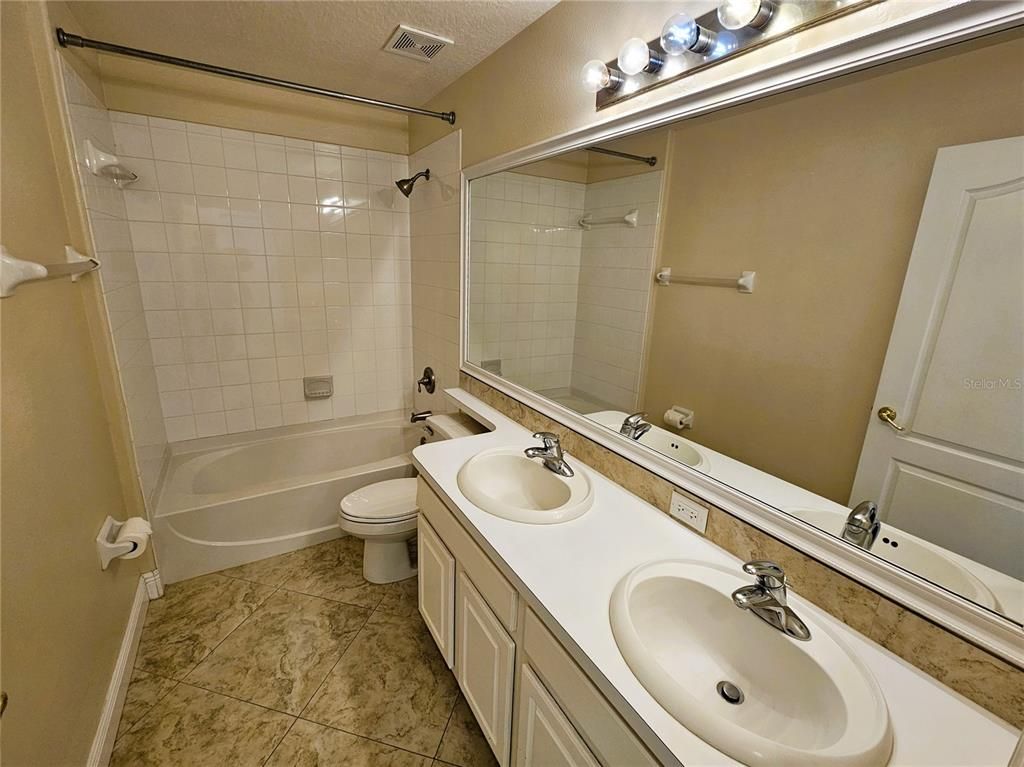 Bathroom, Dual Sink Vanities, Glass Shower, Interior