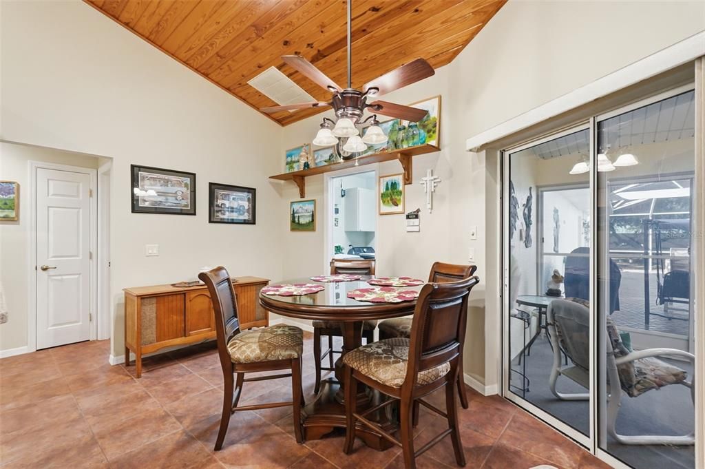 Dining room, Interior, Wooden Ceilings