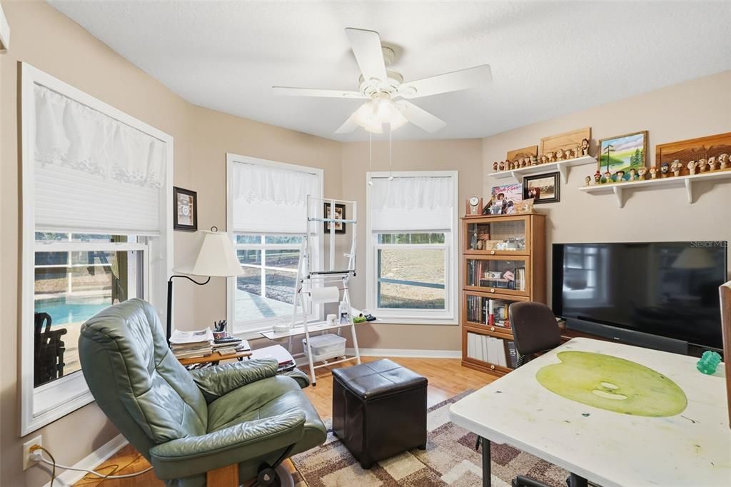 Home Office, Interior, Water, Wood Texture Flooring