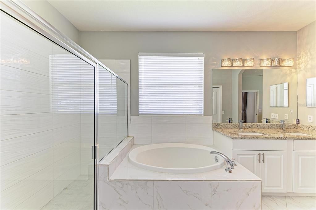 Bathroom, Glass Shower, Interior, Marble