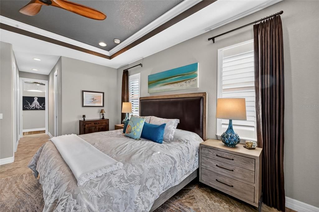 Bedroom, Interior, Recessed Lighting