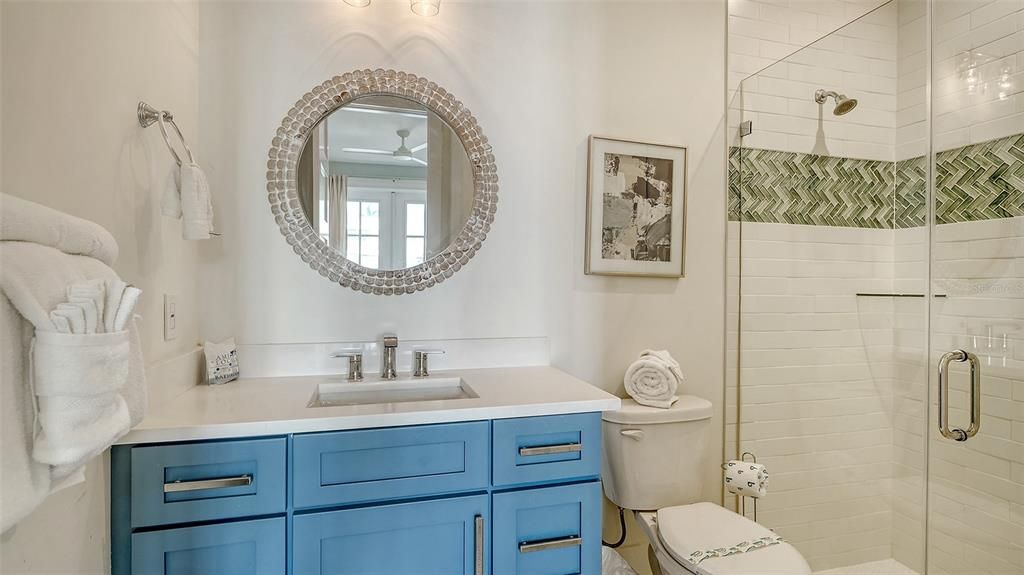 Bathroom, Glass Shower, Interior