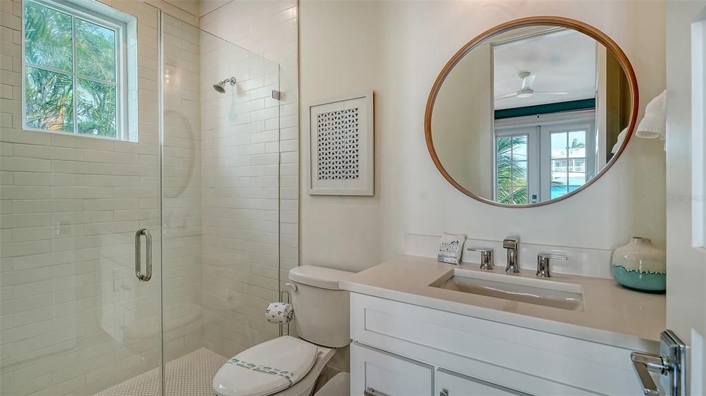 Bathroom, Glass Shower, Interior