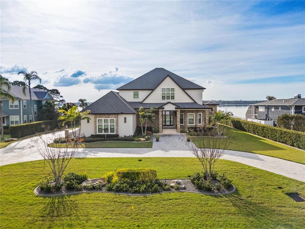 Backyard, Exterior, Facade, Tudor Revival