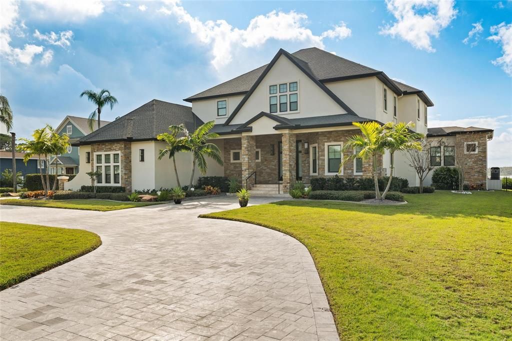 Backyard, Exterior, Facade, Tudor Revival