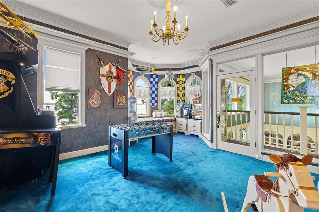 Chandelier, Game Room, Interior