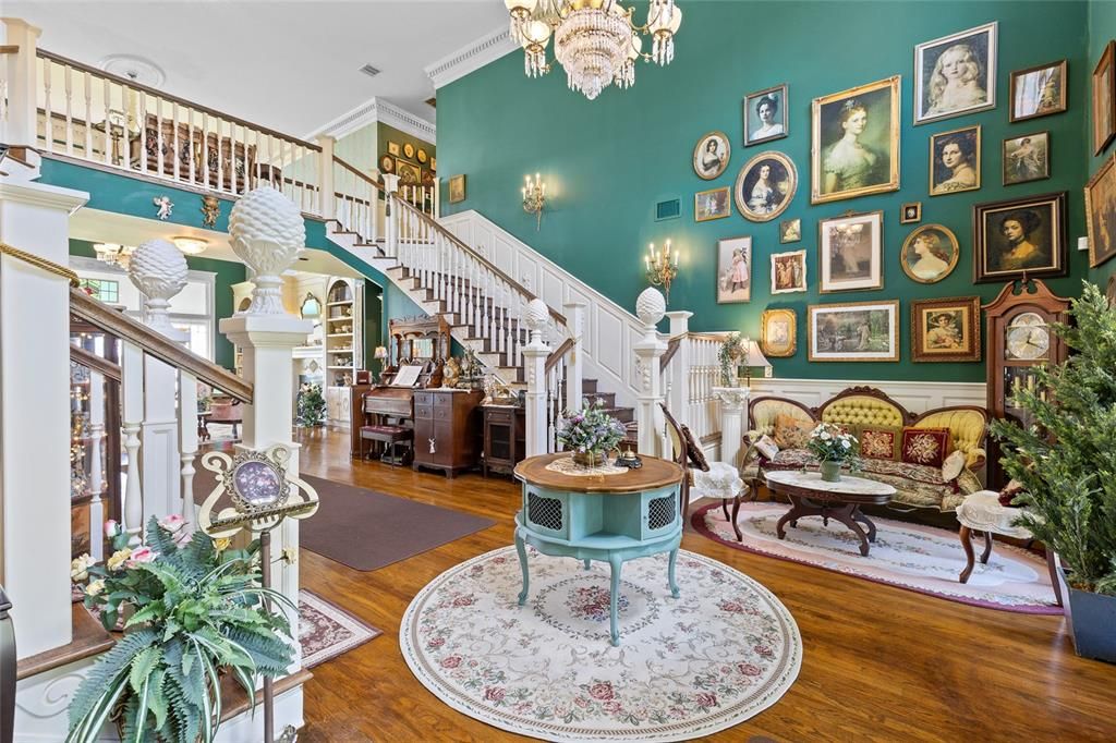 Chandelier, Interior, Piano, Wood Texture Flooring