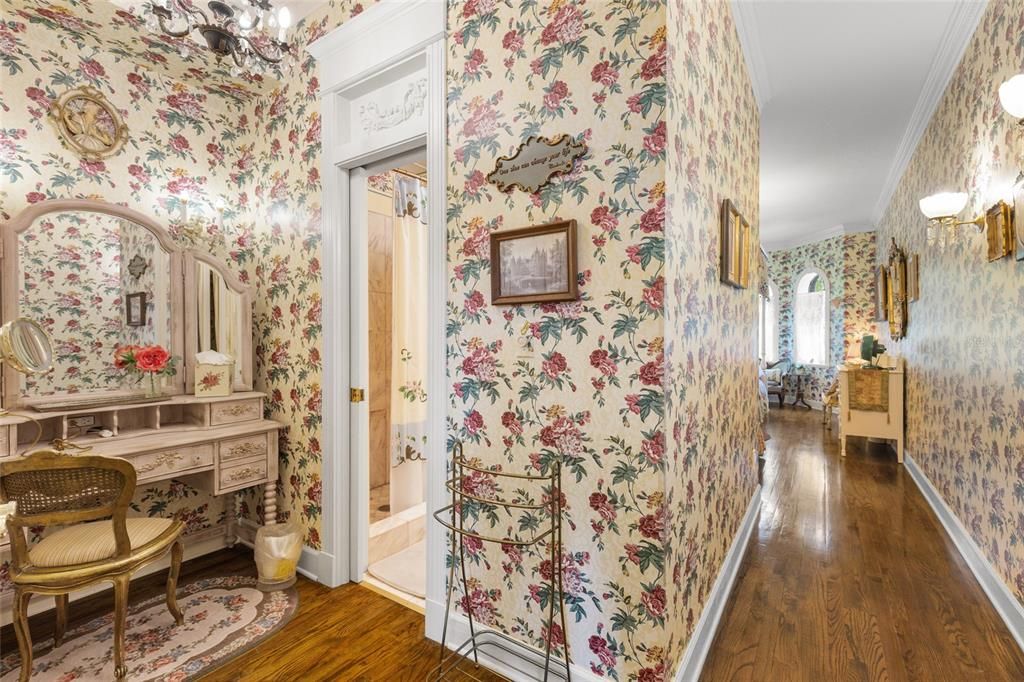 Bathroom, Interior, Wood Texture Flooring