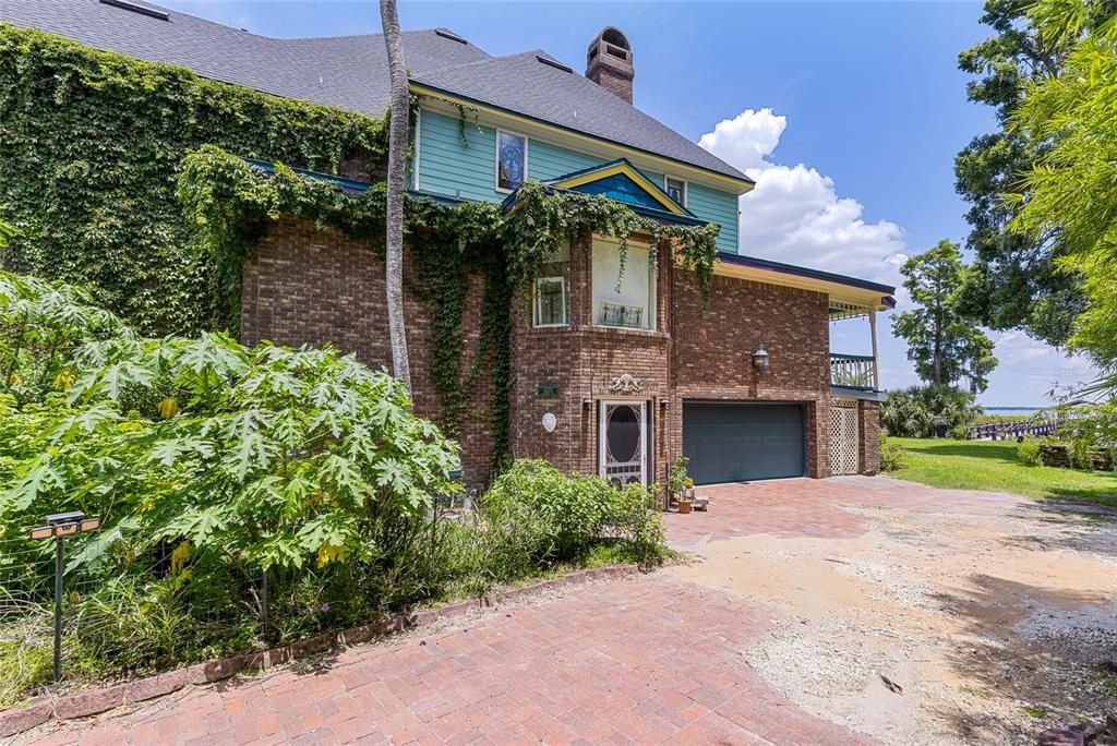 Attached, Exterior, Facade, Brick Facade, Tudor Revival
