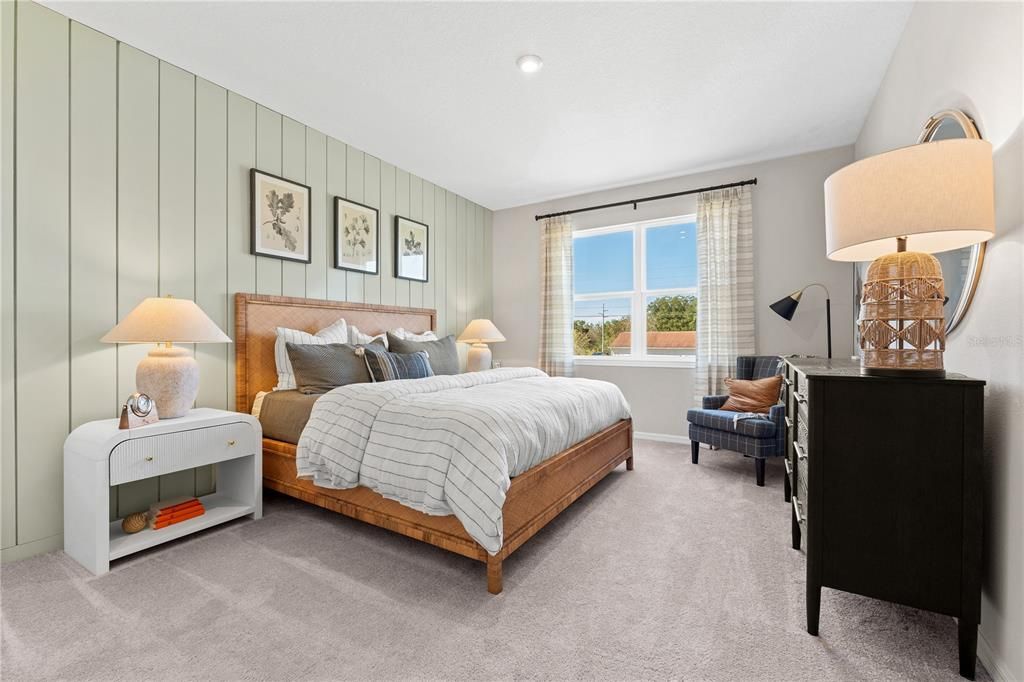 Bedroom, Interior, Recessed Lighting