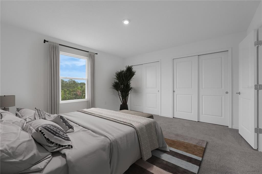 Bedroom, Interior, Recessed Lighting, Water