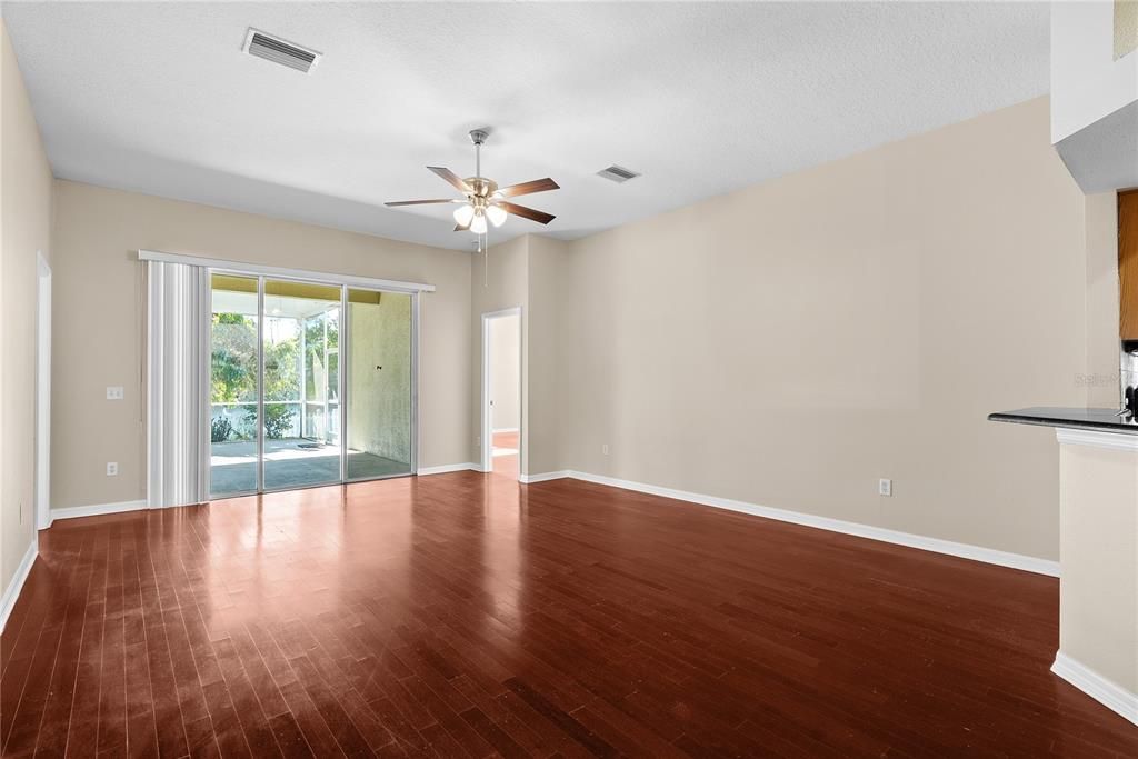 Empty room, Interior, Wood Texture Flooring