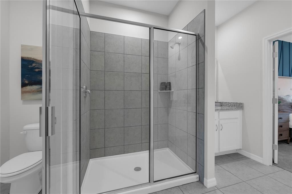Bathroom, Glass Shower, Interior