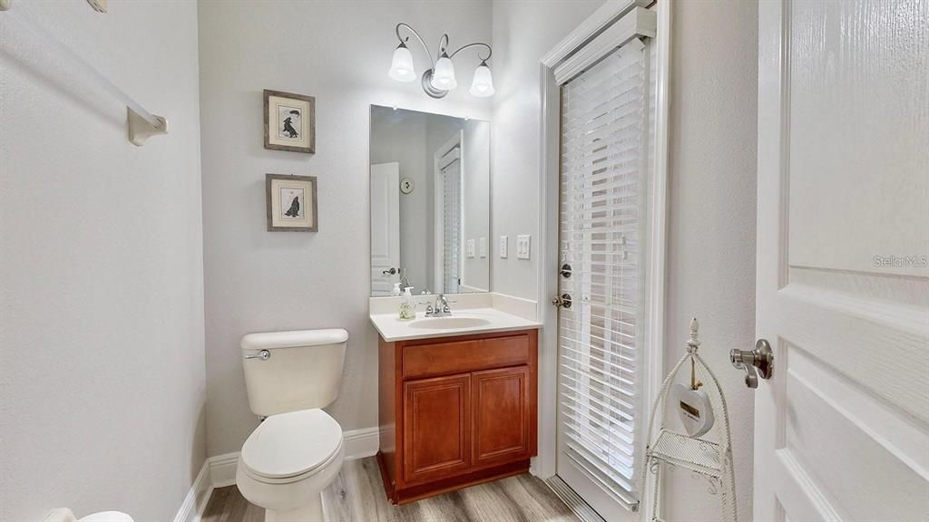 Bathroom, Interior, Wood Texture Flooring