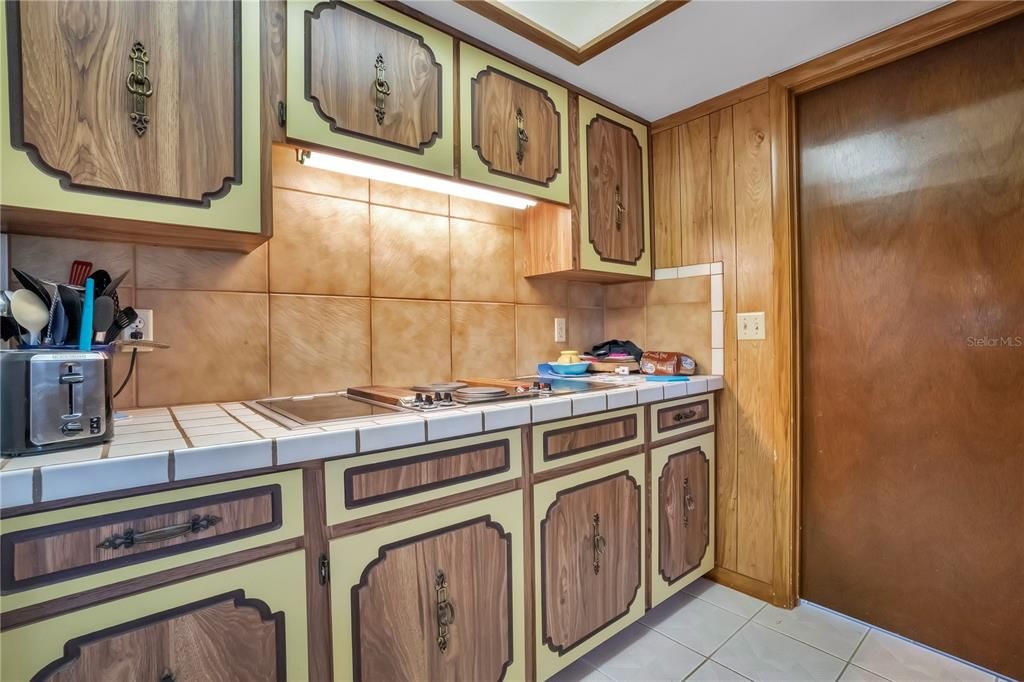 Interior, Kitchen, Tile Countertops