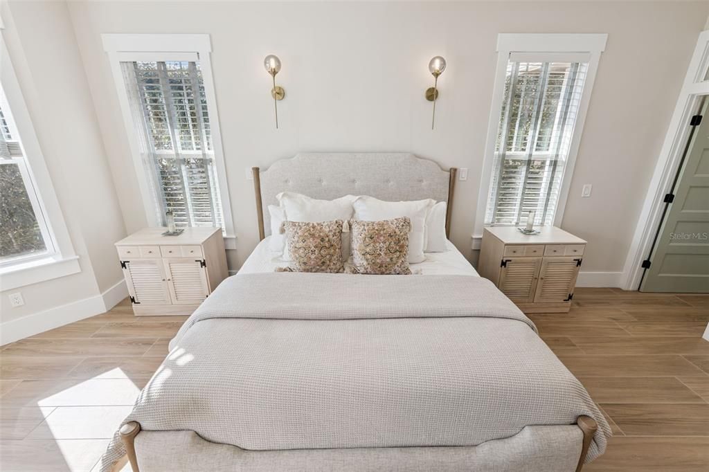 Bedroom, Interior, Wood Texture Flooring