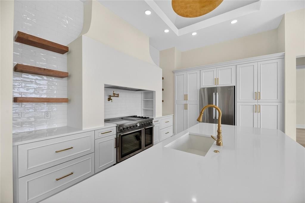 Interior, Kitchen, Recessed Lighting, Stainless Steel Appliances