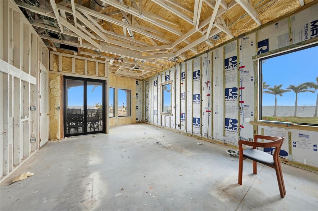 Interior, Water, Wooden Beams, Wooden Ceilings