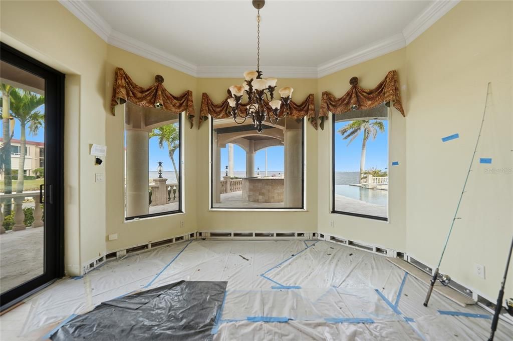 Chandelier, Interior, Marble, Water