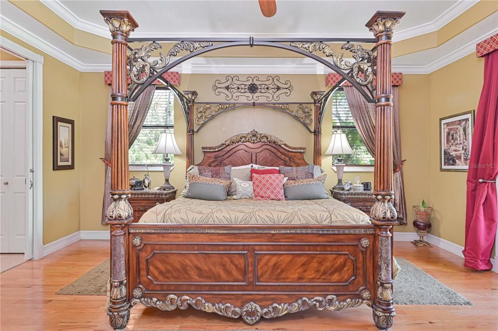 Bedroom, Interior, Wood Texture Flooring
