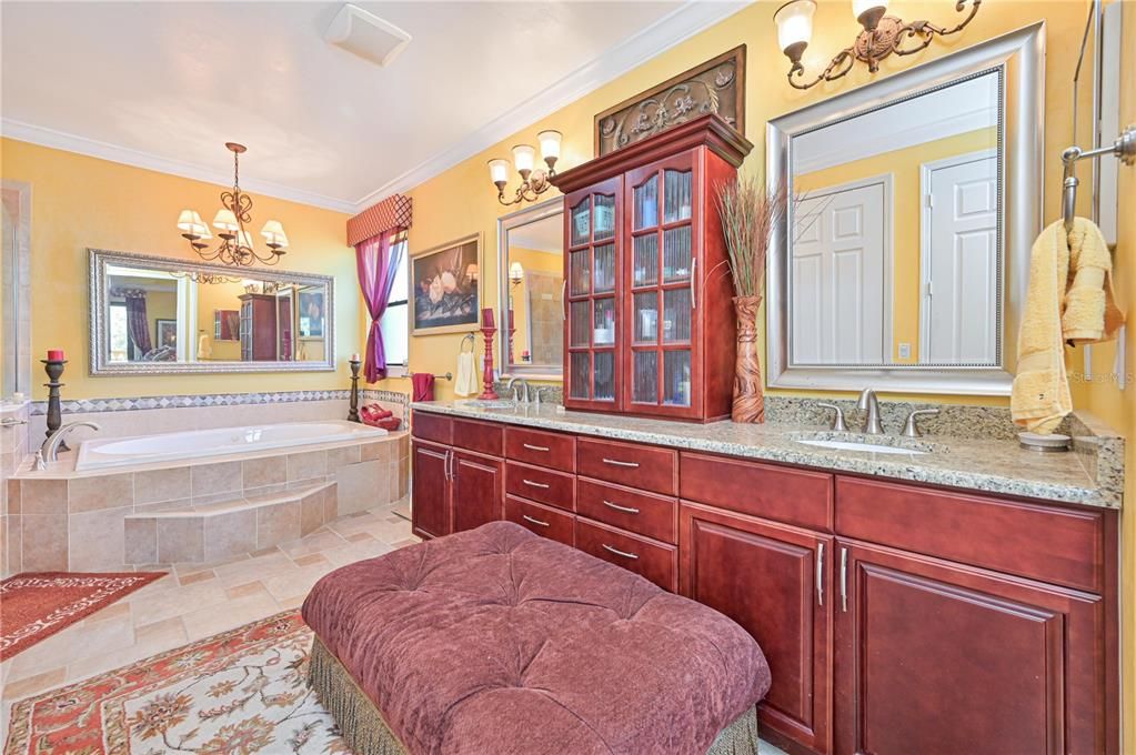 Bathroom, Chandelier, Dual Sink Vanities, Interior