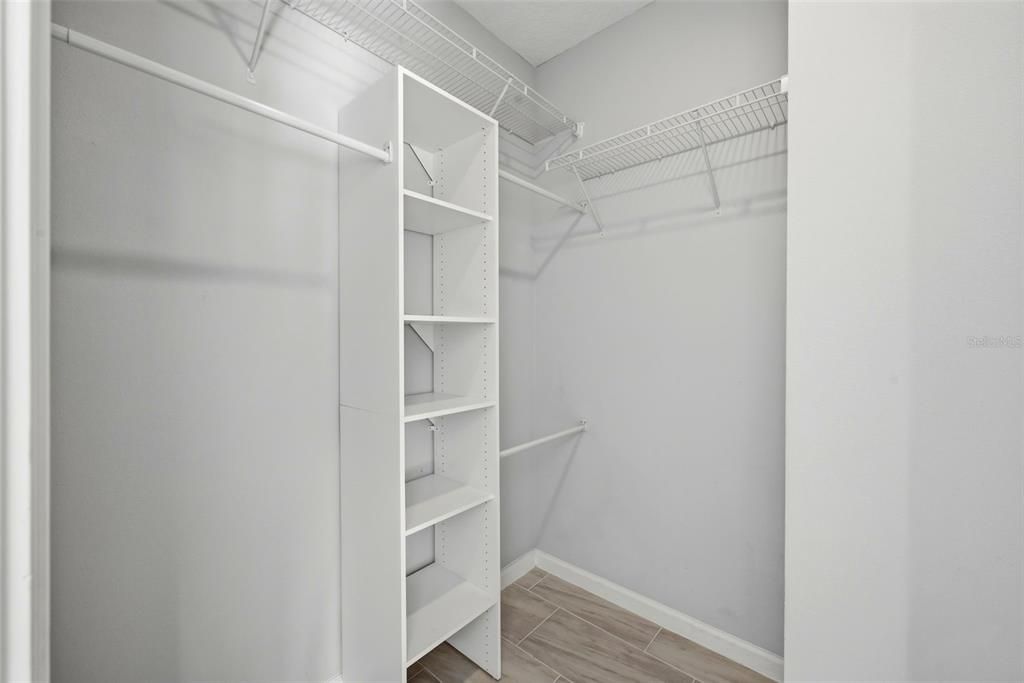 Interior, Walk-in Closets, Wood Texture Flooring