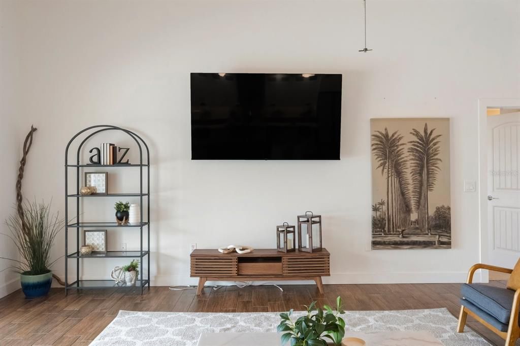 Home Office, Interior, Wood Texture Flooring