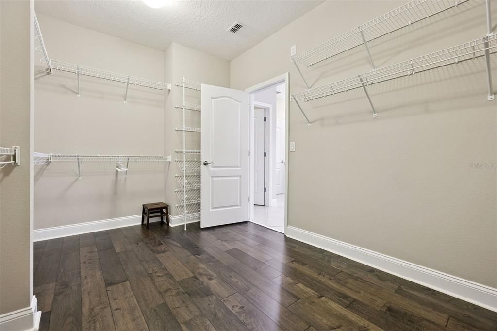 Interior, Walk-in Closets, Wood Texture Flooring