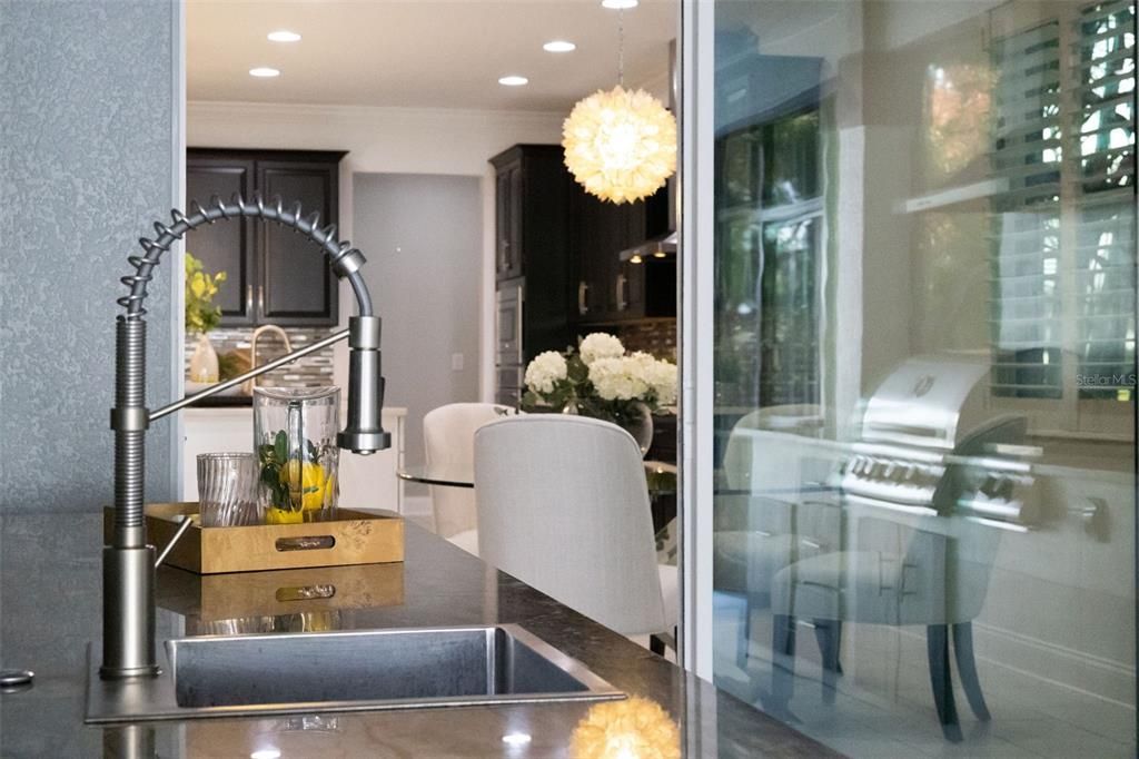 Chandelier, Interior, Recessed Lighting