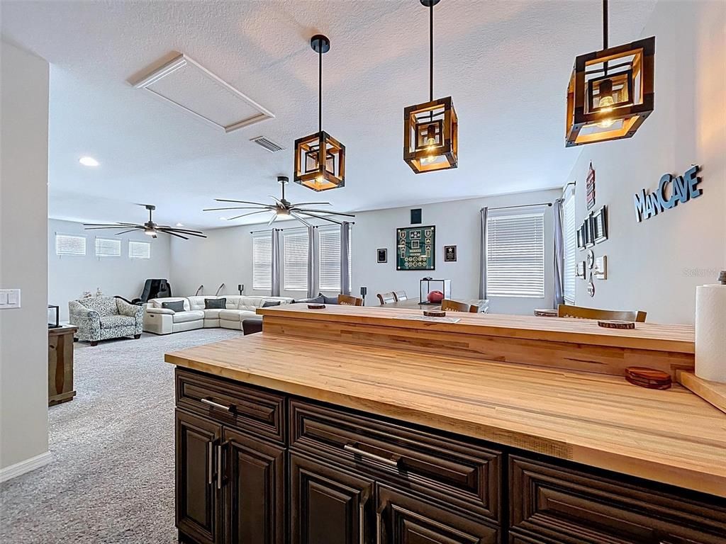 Interior, Living room, Pendant Lights, Recessed Lighting