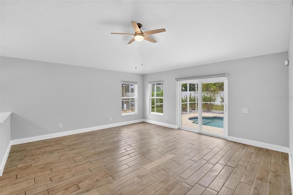 Empty room, Interior, Wood Texture Flooring